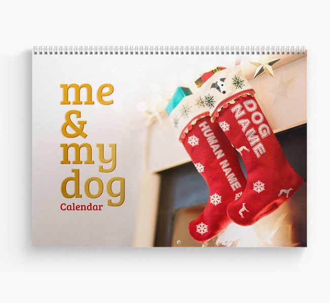 Personalised Me & My Dog Calendar featuring {dogsName}